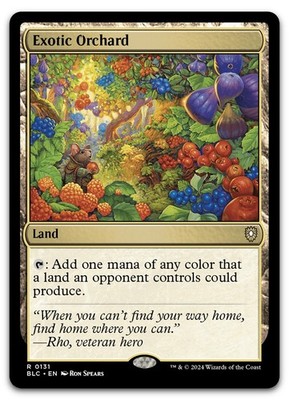 Exotic Orchard #131 (NM) Bloomburrow BLC Magic MTG
