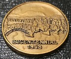 1968 SHELBURNE MASSACHUSETTS MEDAL BRIDGE OF FLOWERS BICENTENNIAL COIN TOKEN MA — photo 3