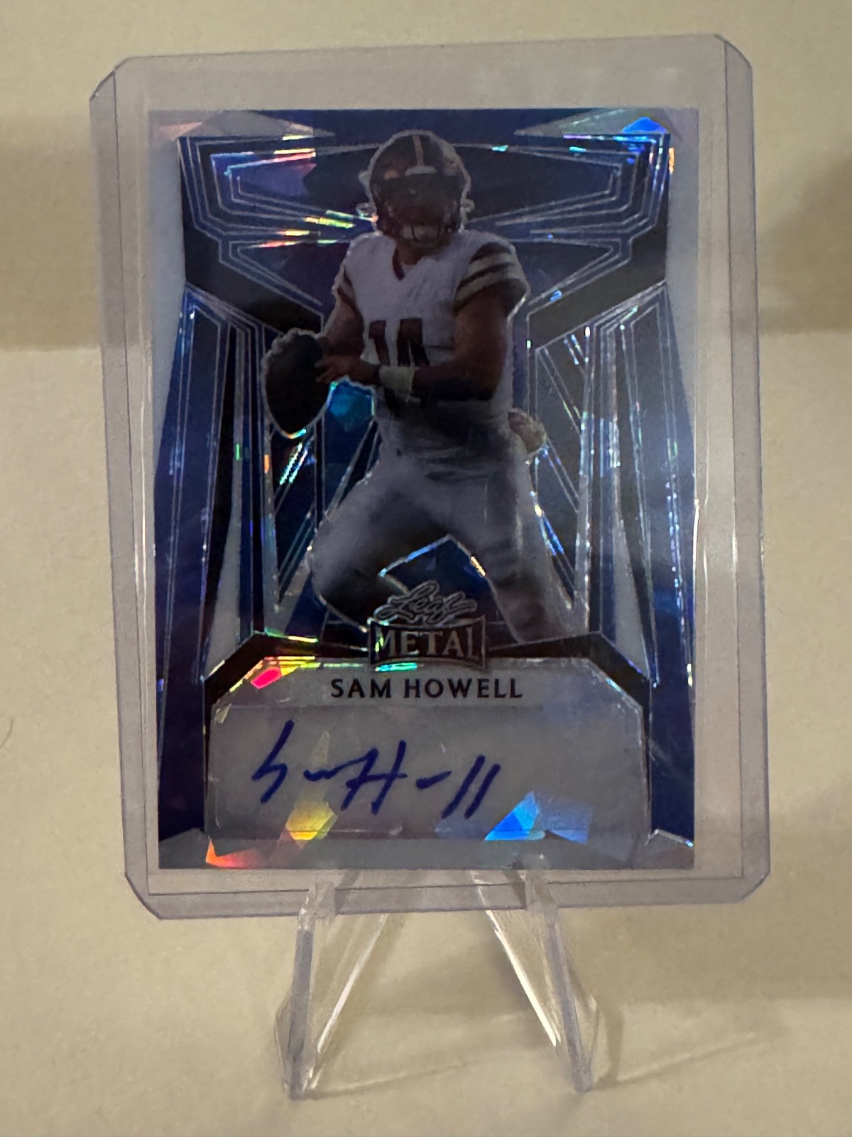 2023 Leaf Metal Blue Kaleidoscope 2/6 Sam Howell #BA-SH1 Auto