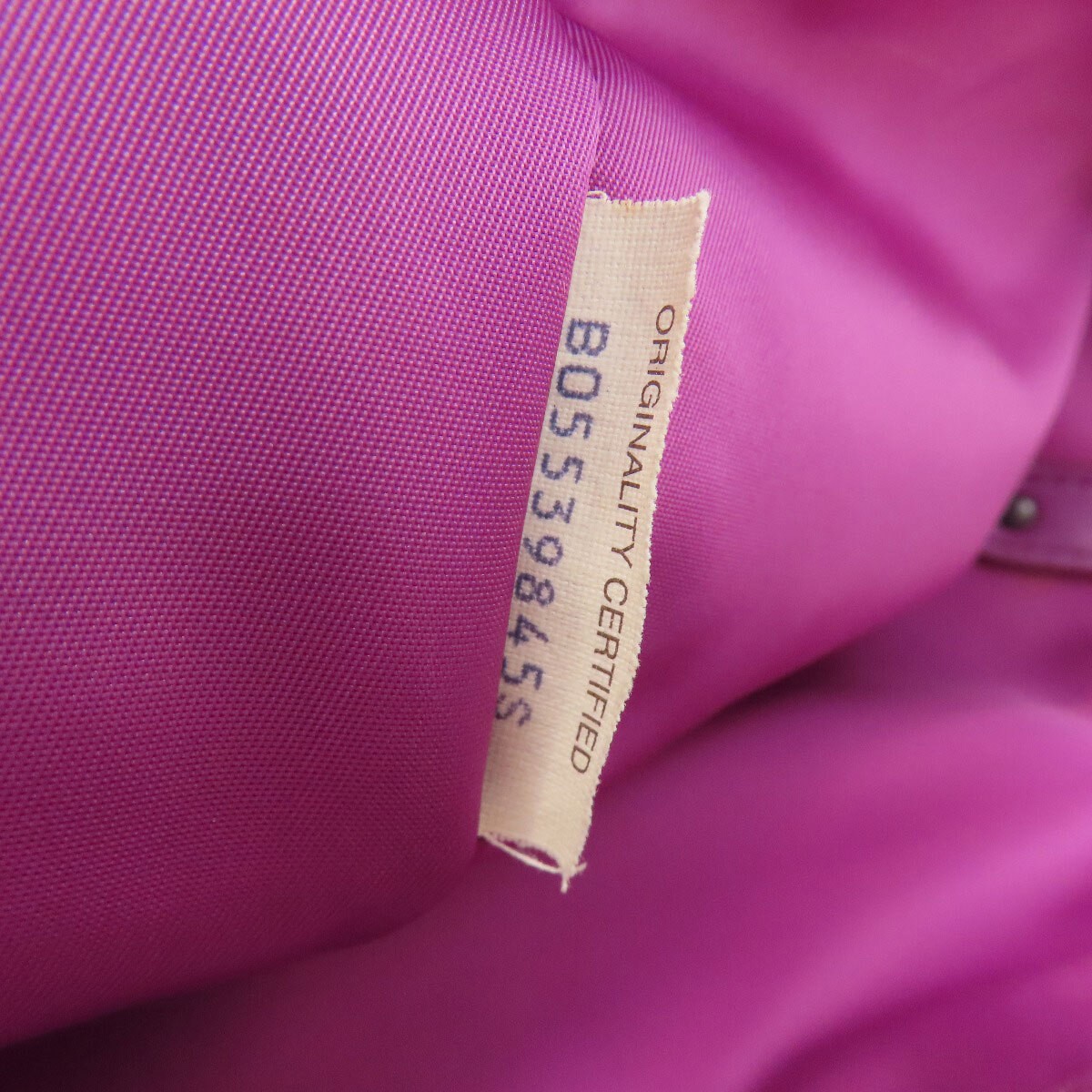 Bottega Veneta Intrecciato Tote Bag Nylon Purple 11 in deep Used thumbnail 7