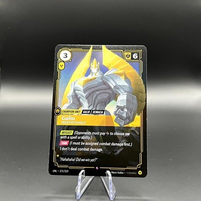Galio - Indefatigable 171/219 Rare Unleashed Riftbound Foil Near Mint