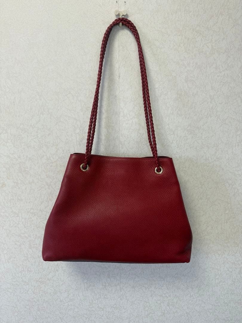 Gucci Leather Tote Bag Red Near Mint Authentic with Warranty thumbnail 2