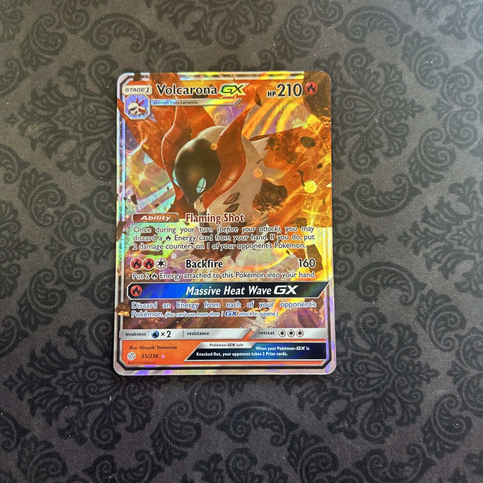 Volcarona GX 35/236 Sm-Cosmic Eclipse Holo