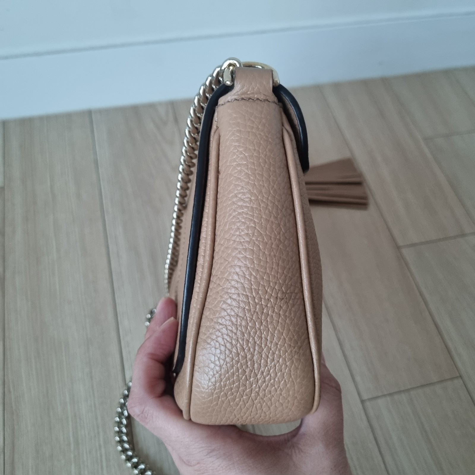 Authentic GUCCI Soho Interlocking G Chain Shoulde… - image 3