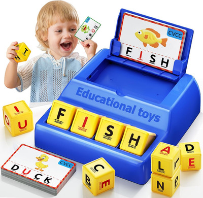 Montessori Matching Letter Game for Kids Ages 3-8 | Educational Learning Spellin