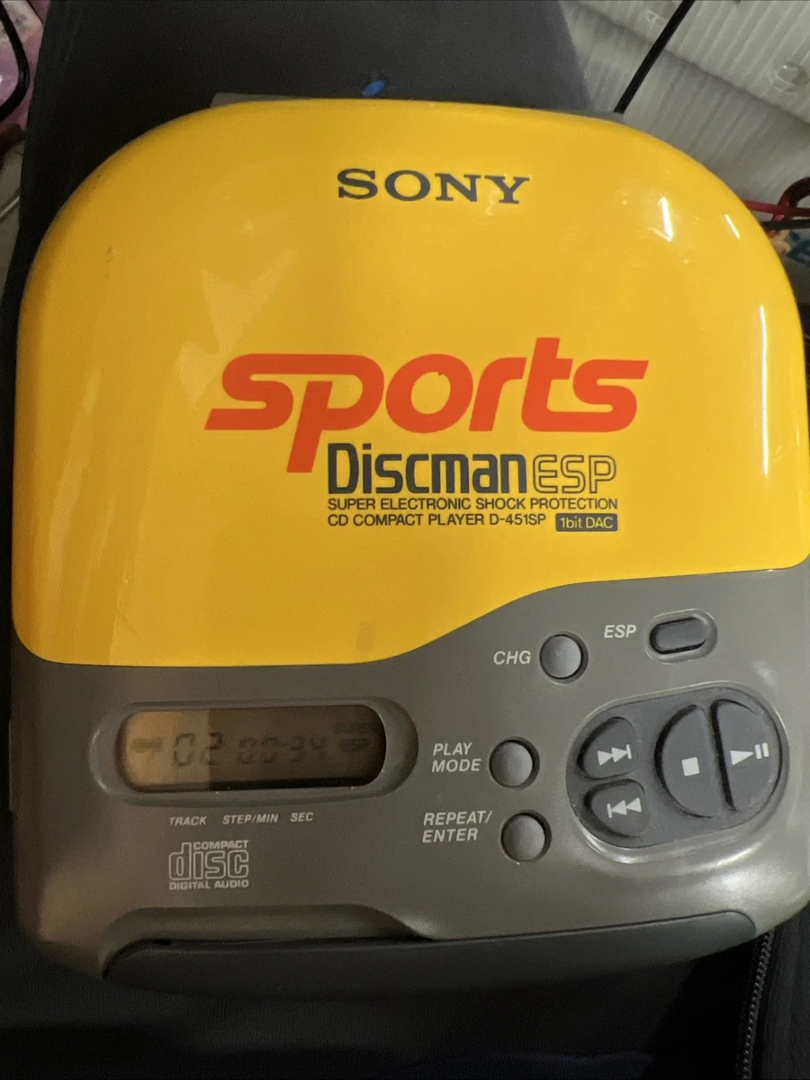 Yellow Sony Discman Personal CD Players for sale | eBay