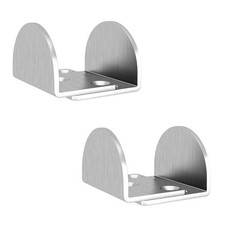 Sliding Barn Door Floor Guide, Floor Mounted Bottom Guide, U Shape, Stainless...