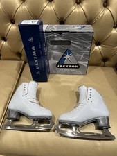 Jackson Ultima Ice Skates With Finess Blade worn 3x