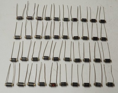 Qty 40 NOS 400 Series Western Electric Germanium Diodes 400A, E, G, J, Etc.