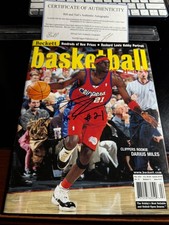 DARIUS MILES  LOS ANGELES CLIPPERS BECKETT GUIDE AUTO, AUTOGRAPHED WITH CERT