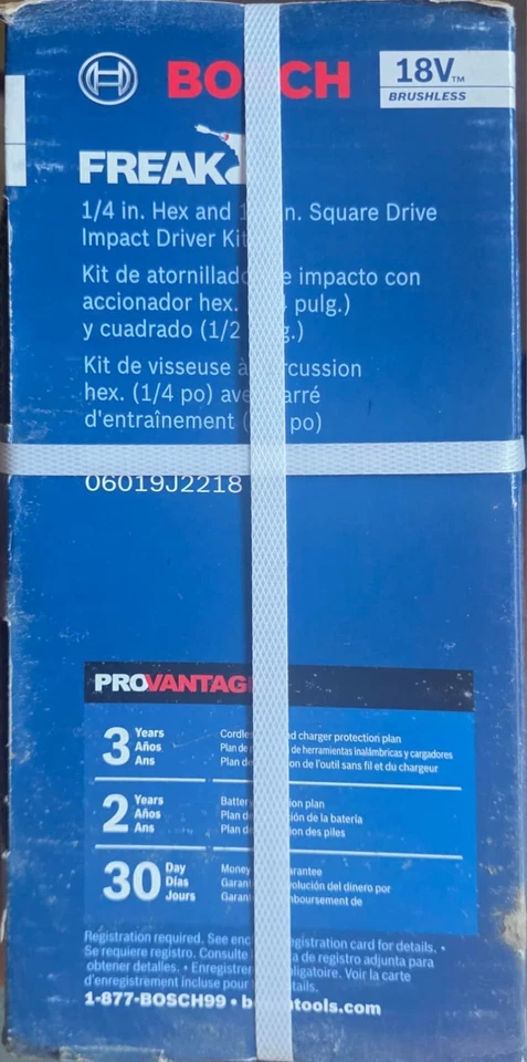 Bosch GDX18V-1800B12 18V Two-In-One 1/4 In. and 1/2 In. Bit/Socket Impact Driver - Image 4 of 4