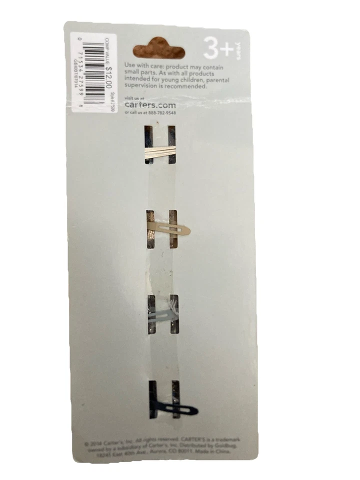 Carter’s Hair Clips & Claire’s Scrunchie Ties-Only Colored Butterflies Preowned - Image 3 of 4