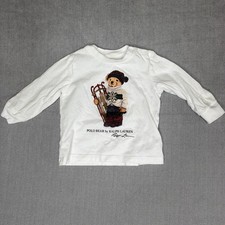 Polo Ralph Lauren Sled Bear Long Sleeve Cotton Baby 6m