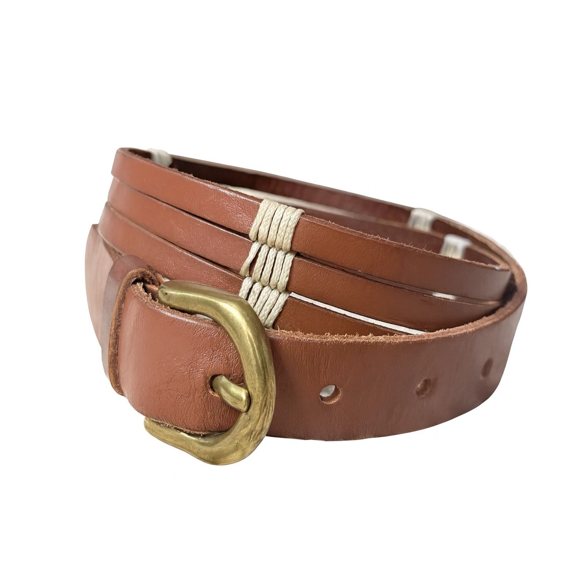 Ceinture En Cuir Marron Moonshine - Taille S (38 Pouces) - Pour Femme - Occasion