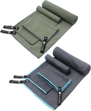 2 Set Quick Dry Camping Towel, Microfiber Travel Towel Super Absorbent Fast