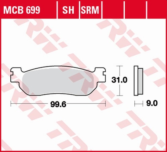 Plaquettes de frein Yamaha X-MAX 250 à haute friction et faible usure du disque