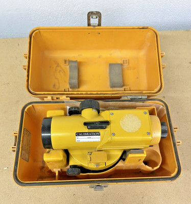 Topcon AT-F6 Automatic Optical Dumpy Level in Yellow Vermessungsgerät in Box