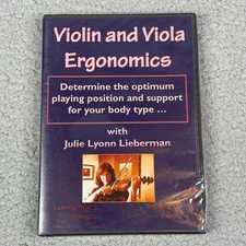 Violin and Viola Ergonomics DVD Julie Lyonn Lieberman Instructional New Sealed