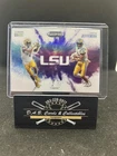 2025 Panini Prizm Draft #18 Ja'Marr Chase Justin Jefferson Color Blast LSU J10
