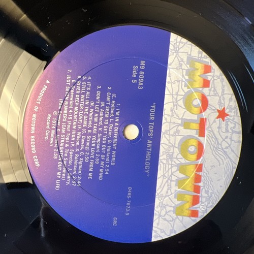 FOUR TOPS Anthology M9809A3 3x LP Vinyl EX Trifold with Book - Picture 7 of 17