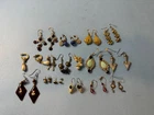 Lot Of 16 Piece Vintage Costume Jewelry Earrings For Pierced Ears