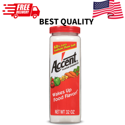 #ad #ad Ac#x27;cent MSG Flavor Enhancer 32oz Kosher Seasoning Monosodium Glutamate Bulk $15.20
