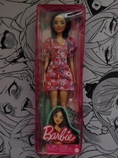 barbie fashionistas doll #177 flowers print dress