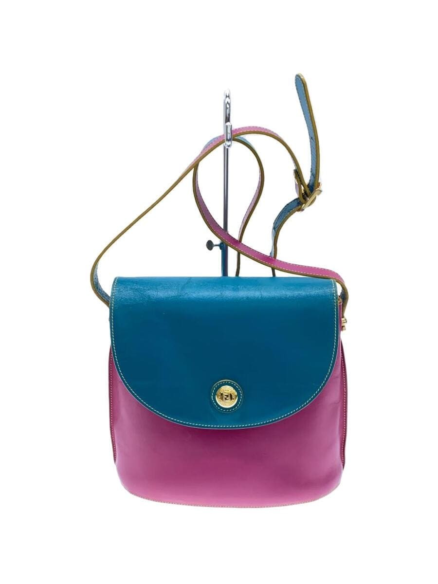FENDI Multicolor Leather Shoulder Bag Japanese Import