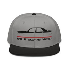 For 190 E 2.3-16 W124 1985-1987 Fans Cap Car Snapback Hat Birthday Gift Racing