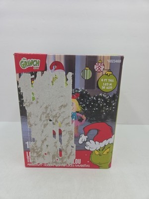 The Grinch & Cindy Lou 6 Ft. Lighted Airblown Inflatable Christmas Decoration 