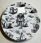 CYNTHIA ROWLEY HAUNTED HOUSE 10.25” Disposable Dinner Plates (12) NIP