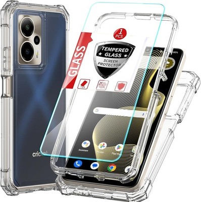 for Cricket Outlast 5G 2024/AT&T Motivate Pro 5G 3-in-1 Phone Case with Screen P