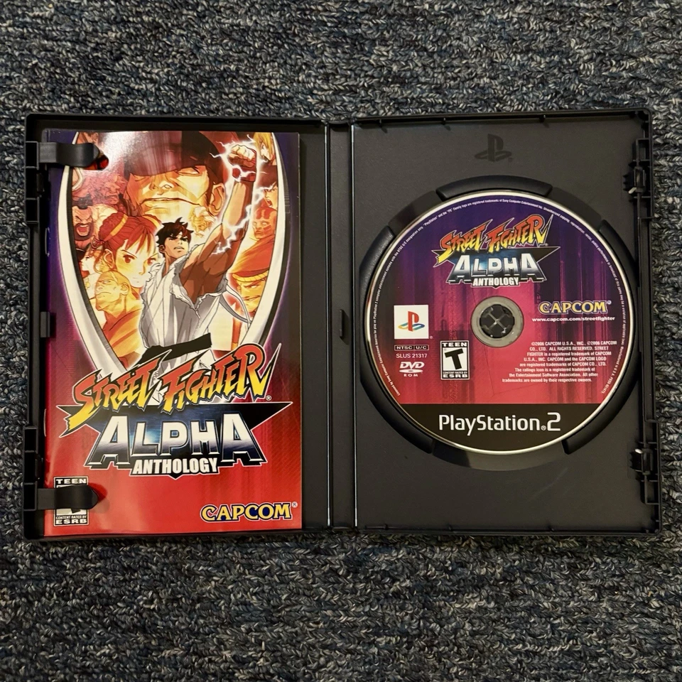 STREET FIGHTER ALPHA ANTHOLOGY (TESTED/COMPLETE) PS2 2006 - Image 2 of 2