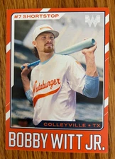 2025 Bobby Witt Jr. Whataburger Baseball Card
