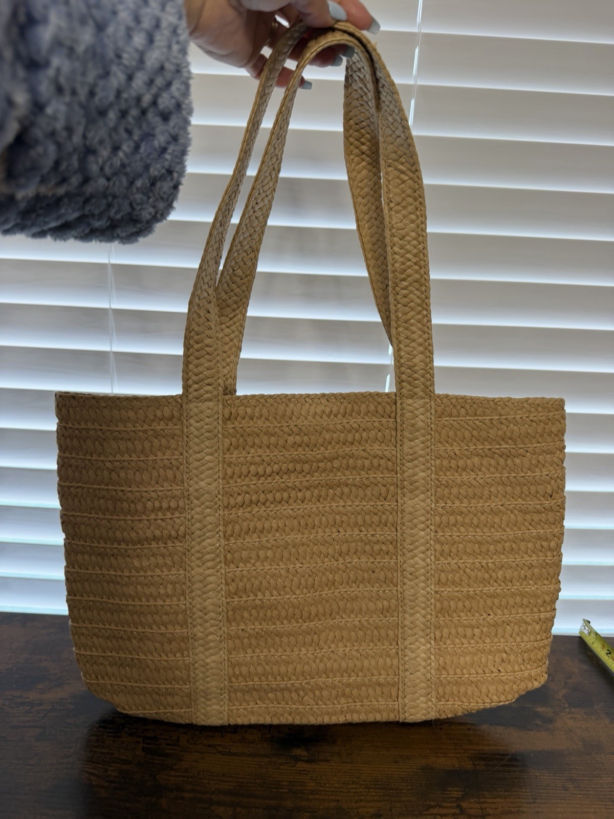 Draper James Everyday Straw Shoulder Bag - Natural