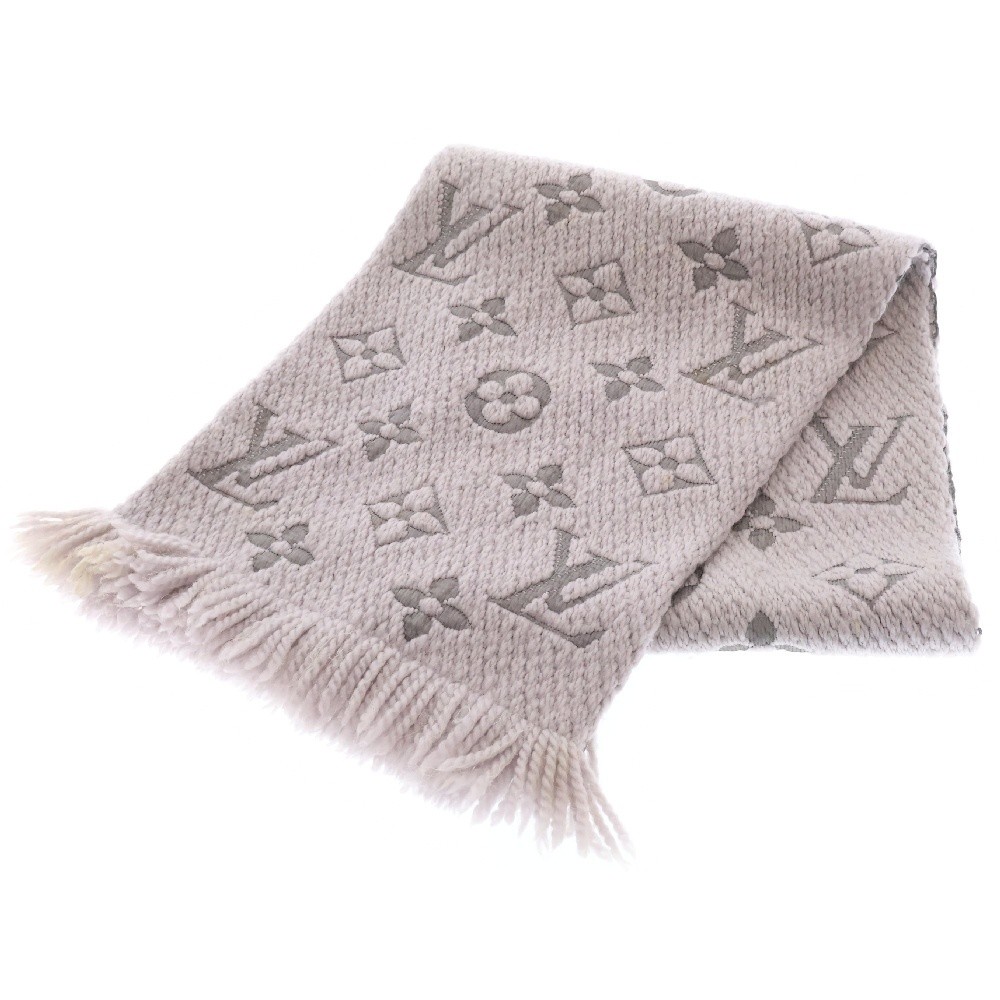 LOUIS VUITTON Echarpe Logomania Monogram Scarf Gray M74742