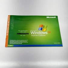 Microsoft Windows XP Home Edition Medion PC Version 2002 Book Only