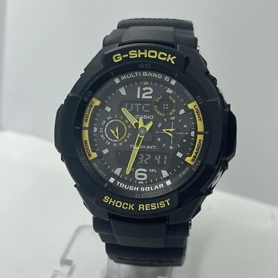 Casio G-Shock Gravitymaster Men's Black 47mm 20ATM Resin Watch GW