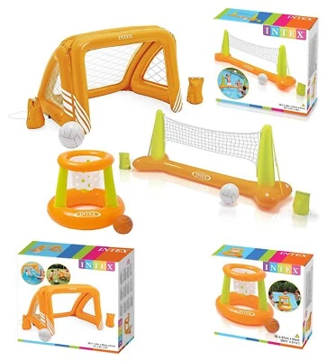 SET - Intex Pool Volleyball + Basketball + Wasserball - Poolspiel Wasserspiel