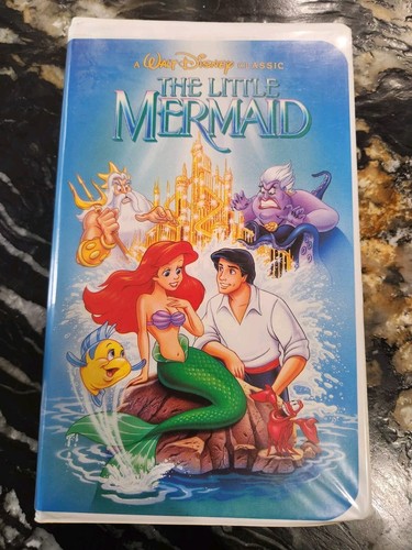 The Little Mermaid - BANNED Golden Cover Art, Black Diamond (VHS, 1989) - Picture 2 of 6