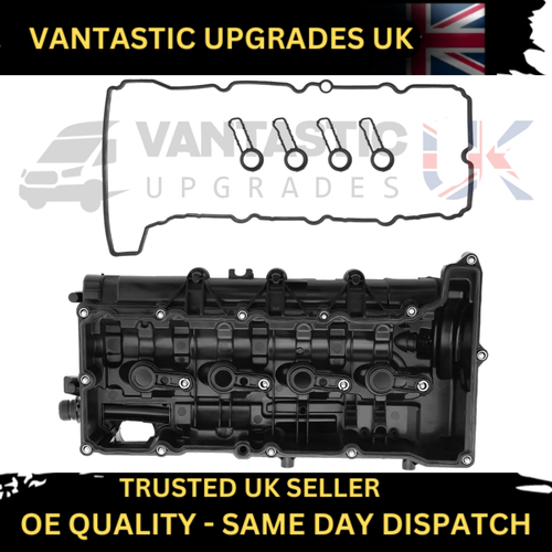 CYLINDER HEAD COVER AND GASKET FOR BMW F SERIES N47N, N47S1 ENGINE 11128589941 - Picture 6 of 9