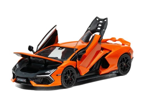MAY 2025 HH HUNG HING Toys 1/64 LAMBORGHINI REVUELTO SUPER CAR ORANGE - Picture 2 of 13