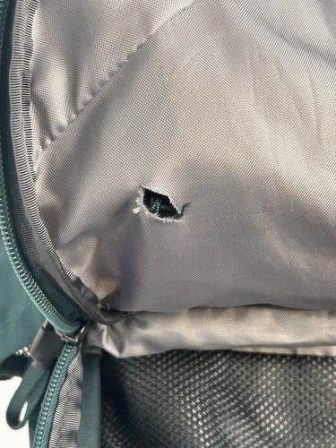 The North Face Jester Backpack Green Camo Hiking Camping Travel College School - Picture 6 of 14