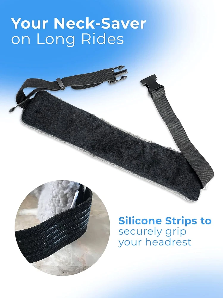 Neck Support Strap for Travel – Stops Head Bobbing on Planes and Cars  