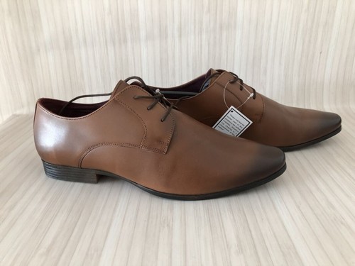 Jacamo Tan Mason Leather Formal Derby Shoes - Picture 3 of 9