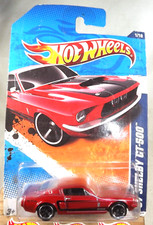 2011 Hot Wheels #101 Muscle Mania '67 SHELBY GT-500 Red Variant w/Black MC5 Sp