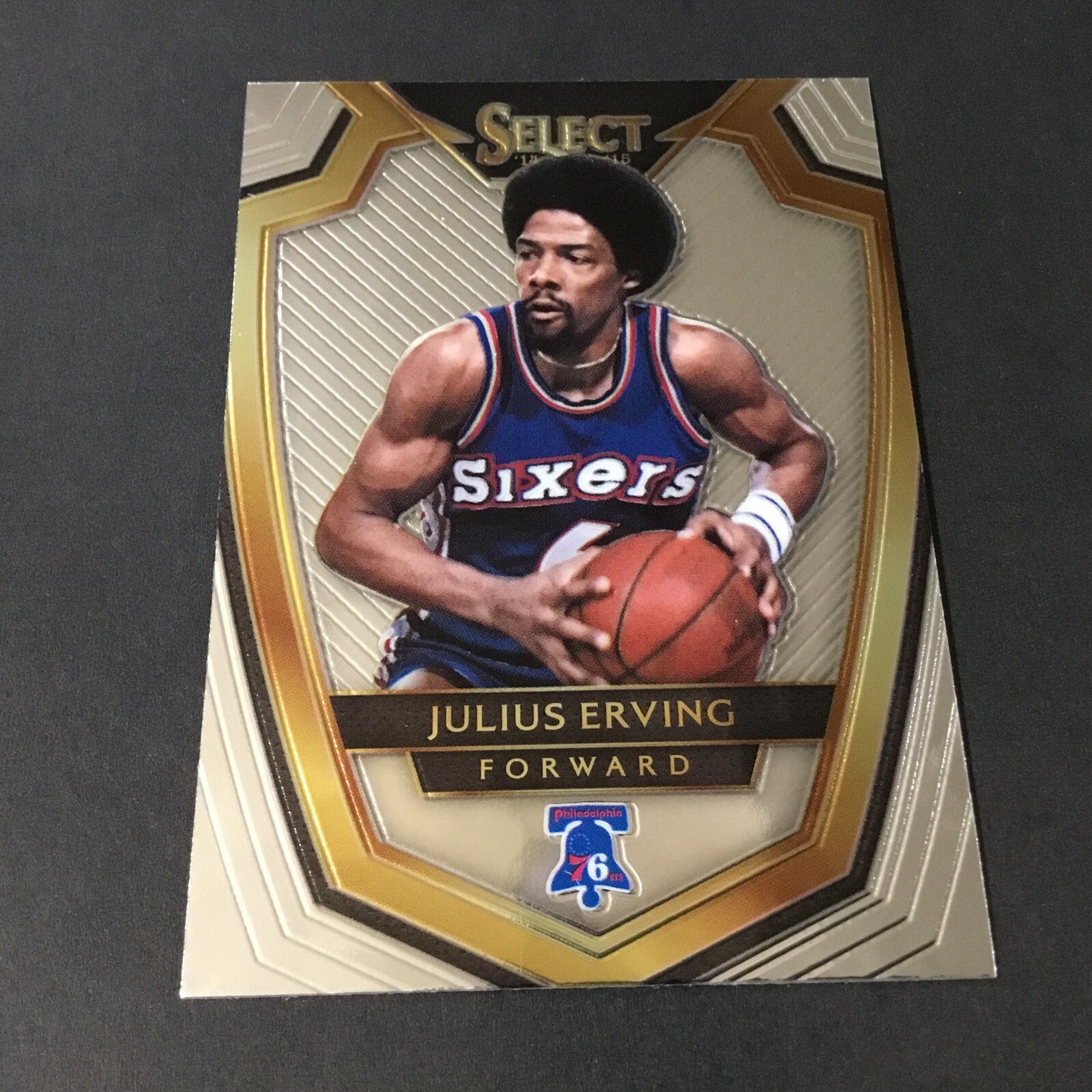 2014-15 Panini Select Premier Level #166 Julius Erving HOF Philadelphia 76ers