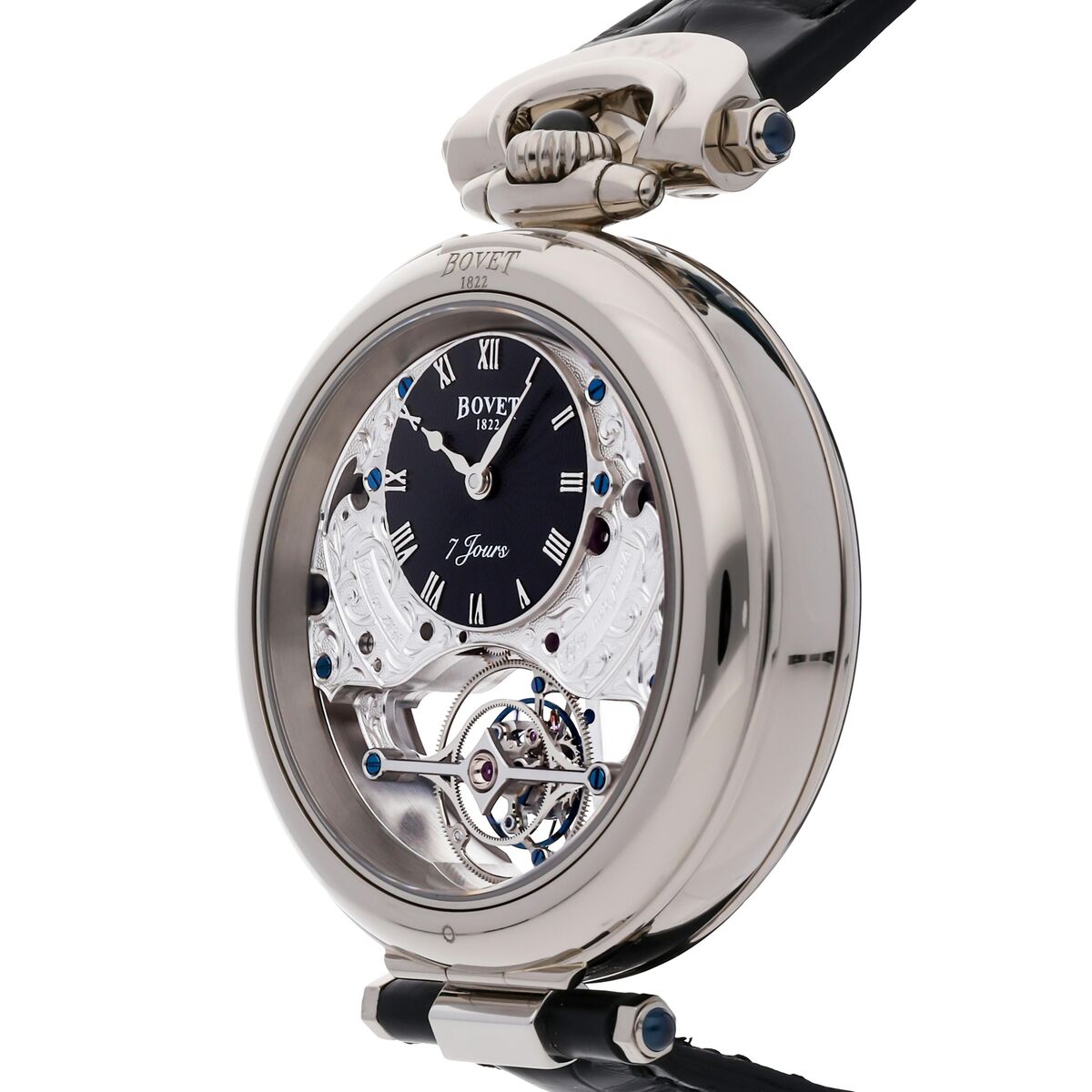 Bovet Fleurier Tourbillon LE Manual White Gold Mens Strap Bovet Fleurier Tourbillon LE Manual White Gold Mens Strap