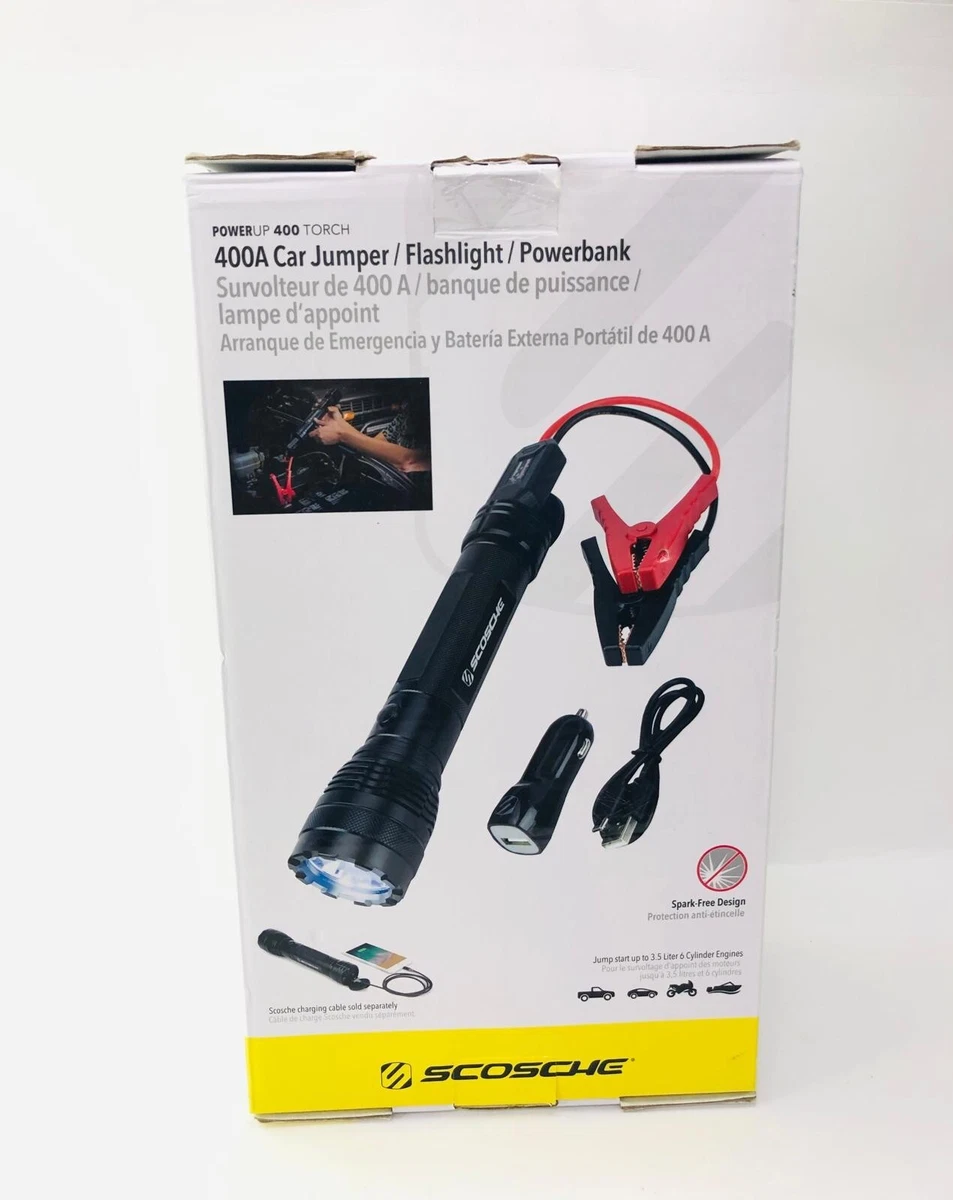 Scosche 400a car jump flashlight deals