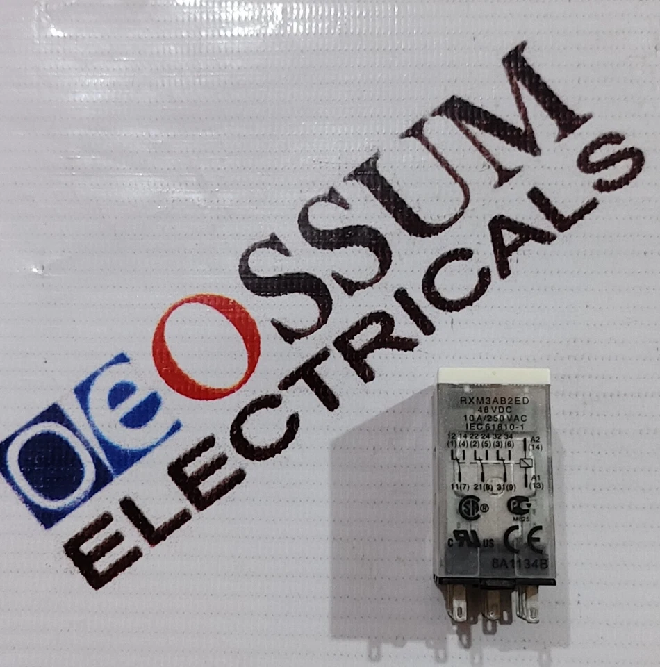 SCHNEIDER ELECTRIC RXM3AB2ED 48VDC RELAY 11 PIN LOT OF 10PCS FAST SHIPPING - Image 3 of 4